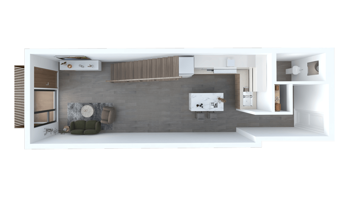 Townhome C1 — Floor 1