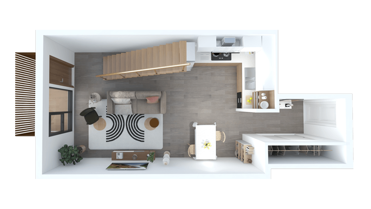 Townhome S — Floor 1